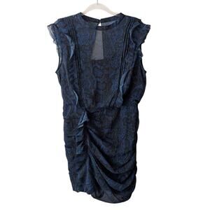 all saints jayda silk dress AllSaints Jayda Kazuno Dress, Black, M